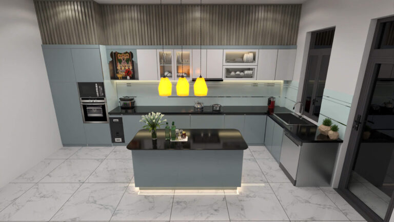 Tìm hiểu mẫu Bàn Đảo Bếp Hợp Kim Nhôm