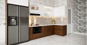 Tổng hợp các mẫu tủ bếp inox 304 cánh kính đẹp, hiện đại 2024