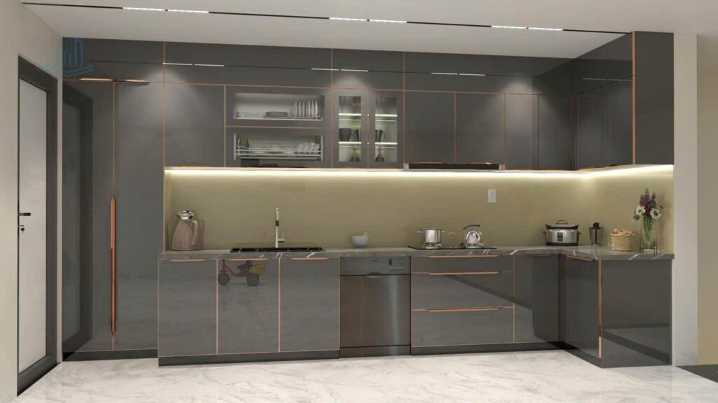 Chọn Màu Kính Cho Tủ Bếp Nhôm Kính Theo Phong Thủy