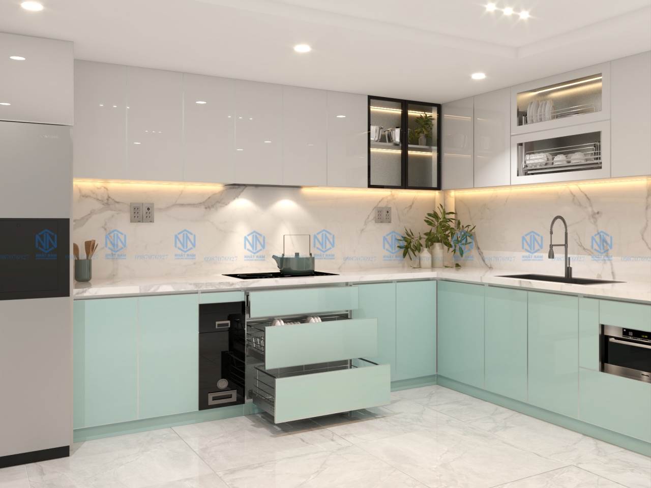 Xu Hướng Thiết Kế Tủ Bếp Inox Hiện Đại Nổi Bật Năm 2025