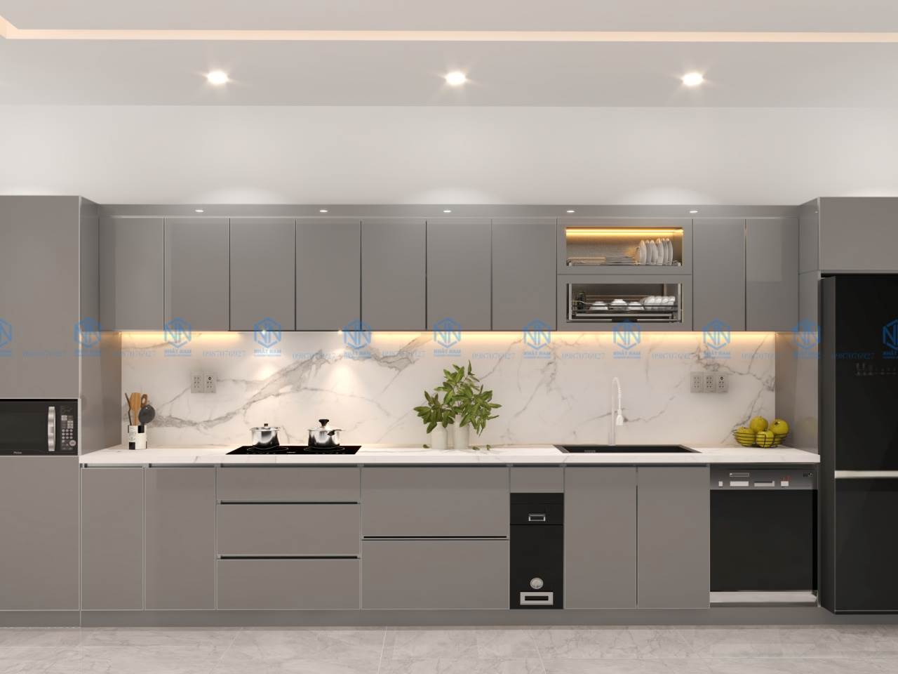 Xu Hướng Thiết Kế Tủ Bếp Inox Hiện Đại Nổi Bật Năm 2025