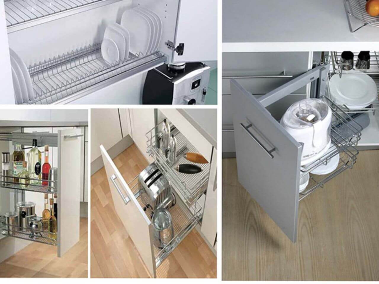 Tìm Hiểu Các Phụ Kiện Tủ Bếp Inox Cần Thiết Cho Một Bộ Tủ Bếp Hoàn Chỉnh