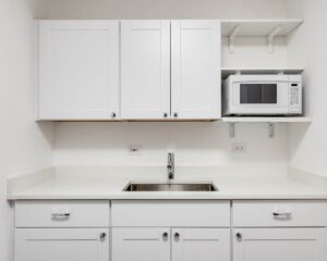 Tủ Bếp Nhôm Trắng Sứ