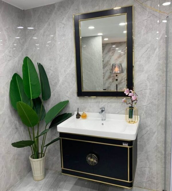 Tủ lavabo cánh kính