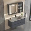 Tủ lavabo cánh inox