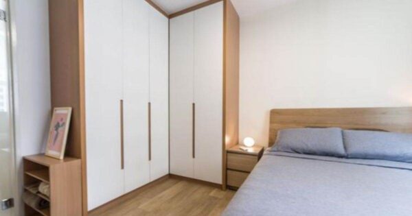 Tủ Quần Áo Gỗ MDF Cánh Melamin