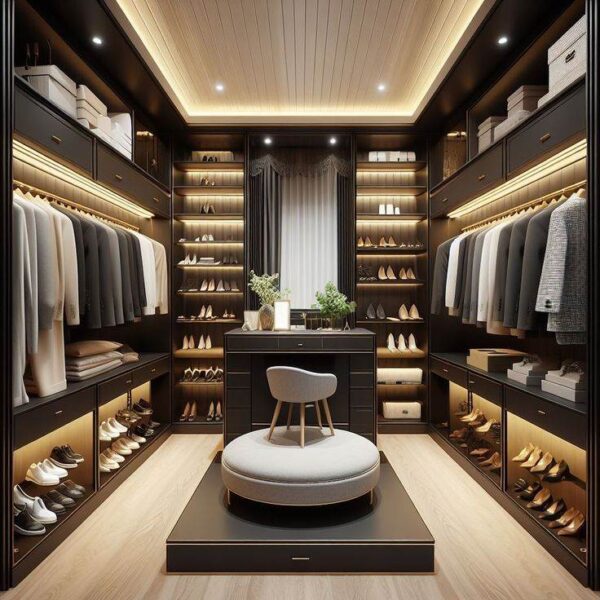 Tủ Quần Áo Chữ U