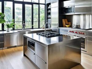 Bàn Đảo Bếp Rời Inox 304 