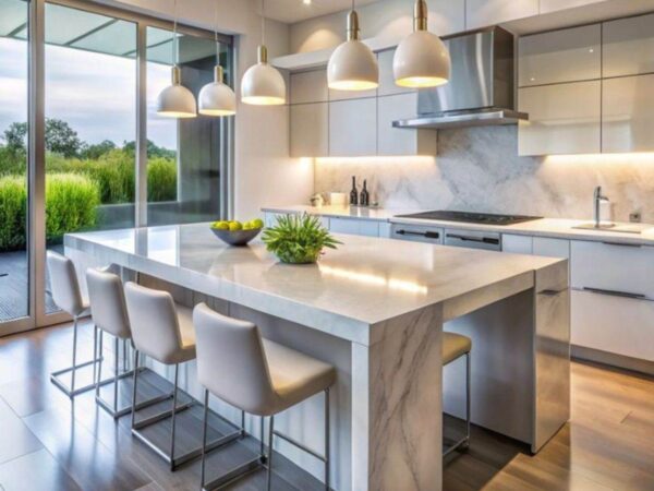 Đảo Bếp Kết Hợp Bàn Ăn