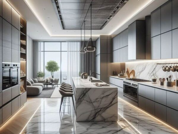 Đảo Bếp Kết Hợp Bàn Ăn