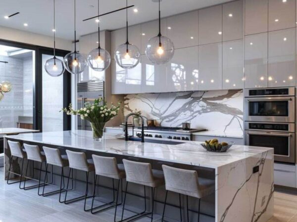 Đảo Bếp Kết Hợp Bàn Ăn