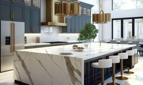 Đảo Bếp Kết Hợp Bàn Ăn