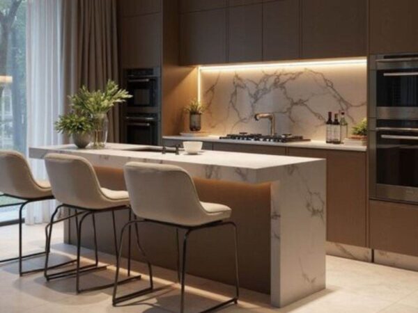 Đảo Bếp Kết Hợp Bàn Ăn