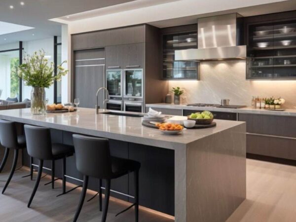 Đảo Bếp Kết Hợp Bàn Ăn