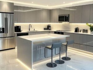 Bàn Đảo Bếp Nhôm Hợp Kim Cao Cấp