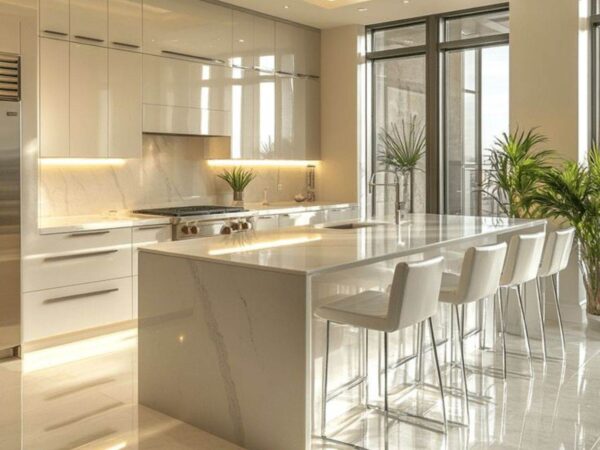 Bàn Đảo Bếp Nhôm Hợp Kim Cao Cấp