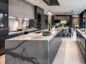 Bàn Đảo Bếp Nhôm Hợp Kim Cao Cấp