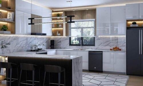 Quầy Bar Nhôm Kính