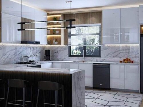 Quầy Bar Nhôm Kính