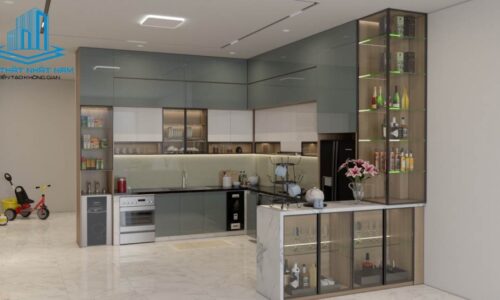 Tủ Bếp Nhôm Luxury