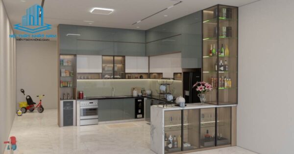 Tủ Bếp Nhôm Luxury