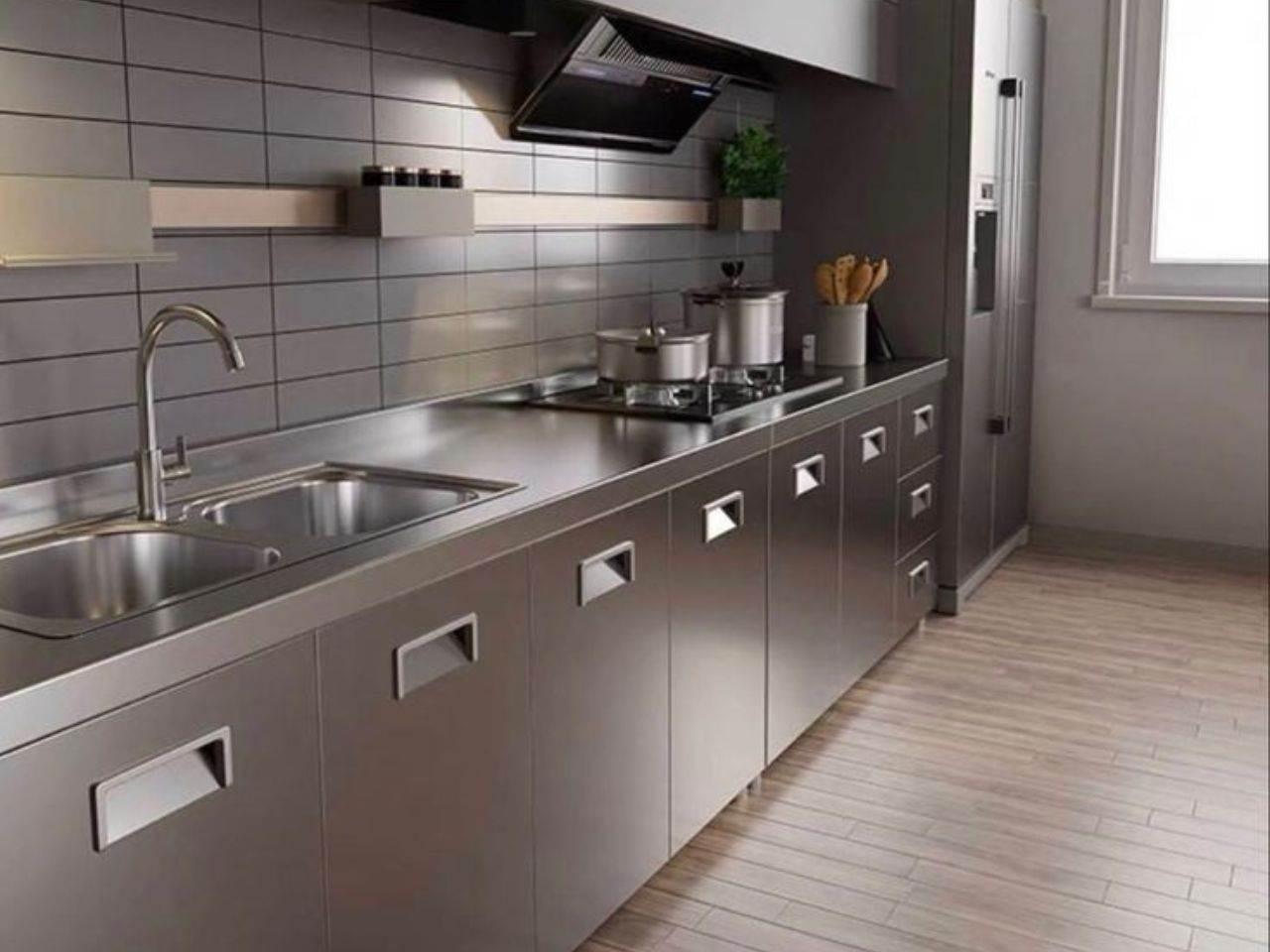 Tủ Bếp Inox Nhập Khẩu