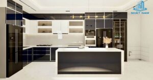 Tủ Bếp Nhôm Hợp Kim