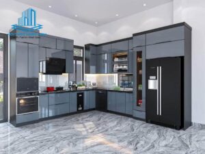 Tủ Bếp Nhôm Luxury