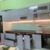 Tủ Bếp Nhôm Cánh Kính