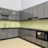 Tủ Bếp Nhôm Cánh Kính