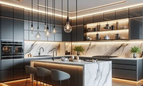 Tủ Bếp Inox Hiện Đại