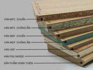 Giường Gỗ MDF Phủ Melamine  