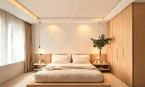 Giường Gỗ MDF Phủ Melamine  