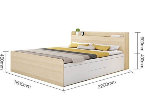 Giường Gỗ MDF 1M8