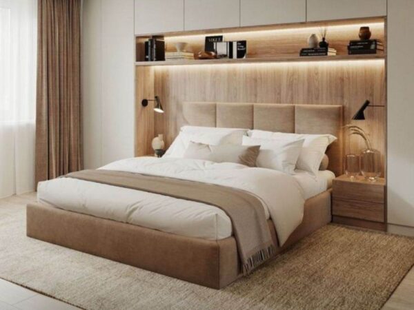 Giường Ngủ Gỗ Công Nghiệp Phủ Laminate 