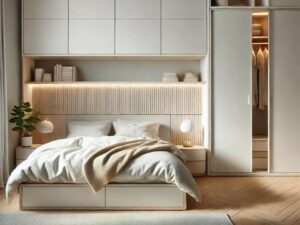 Giường Ngủ Gỗ Công Nghiệp Phủ Laminate 