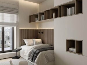 Giường Ngủ MDF Kết Hợp Tủ Quần Áo 