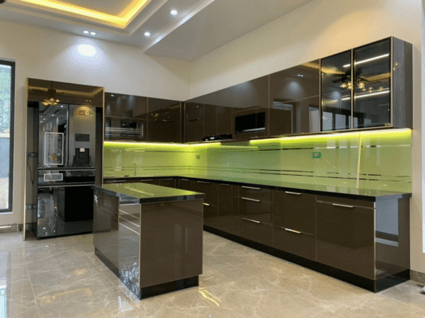 Quầy Bar Nhôm Kính