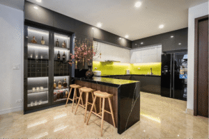 Quầy Bar Nhôm Kính