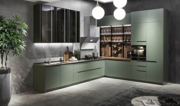 Tủ Bếp Inox Caro 1 Lớp Hệ Module