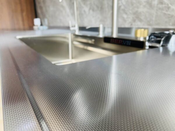 Tủ Bếp Inox Caro 1 Lớp Hệ Module