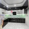 Tủ Bếp Hợp Kim Nhôm Cánh Kính