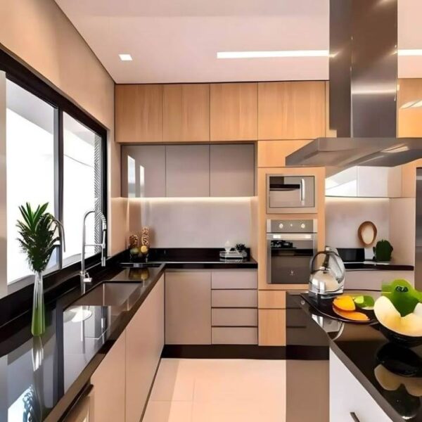 Tủ Bếp Inox Cánh Laminate