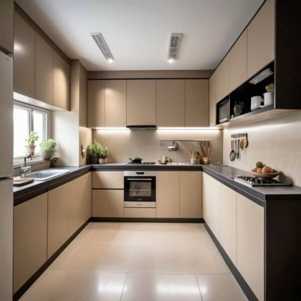 Tủ Bếp Inox Cánh Laminate