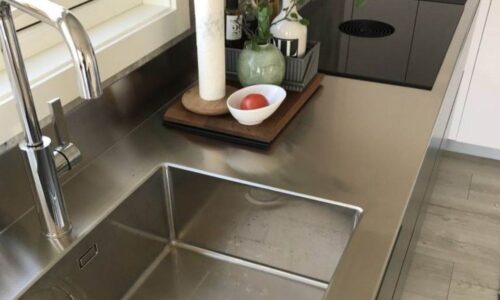 Mặt Bàn Bếp Inox 304 Sọc