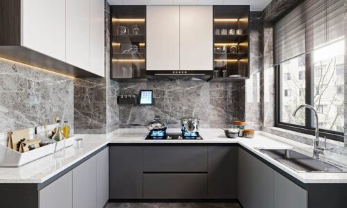 Tủ Bếp Hình Chữ U