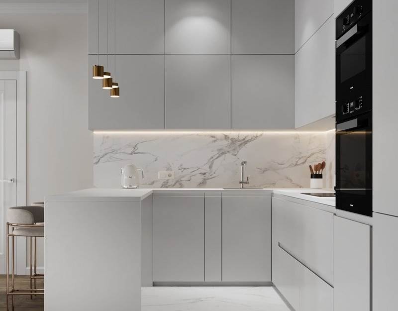 Tủ Bếp Hình Chữ U