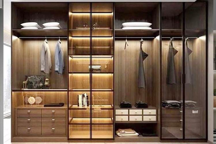 Tủ Quần Áo Nhôm Kính Cửa Lùa