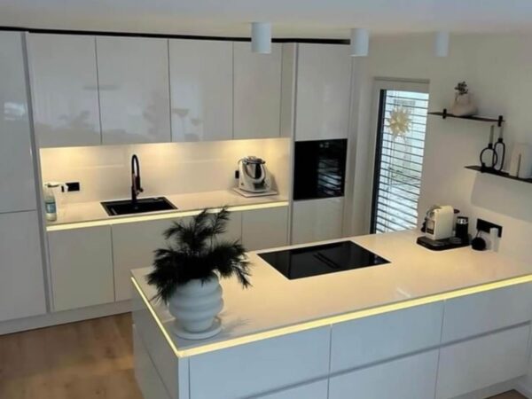 Tủ Bếp Inox Cánh Acrylic