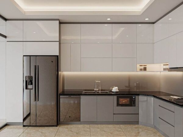 Tủ Bếp Inox Cánh Acrylic